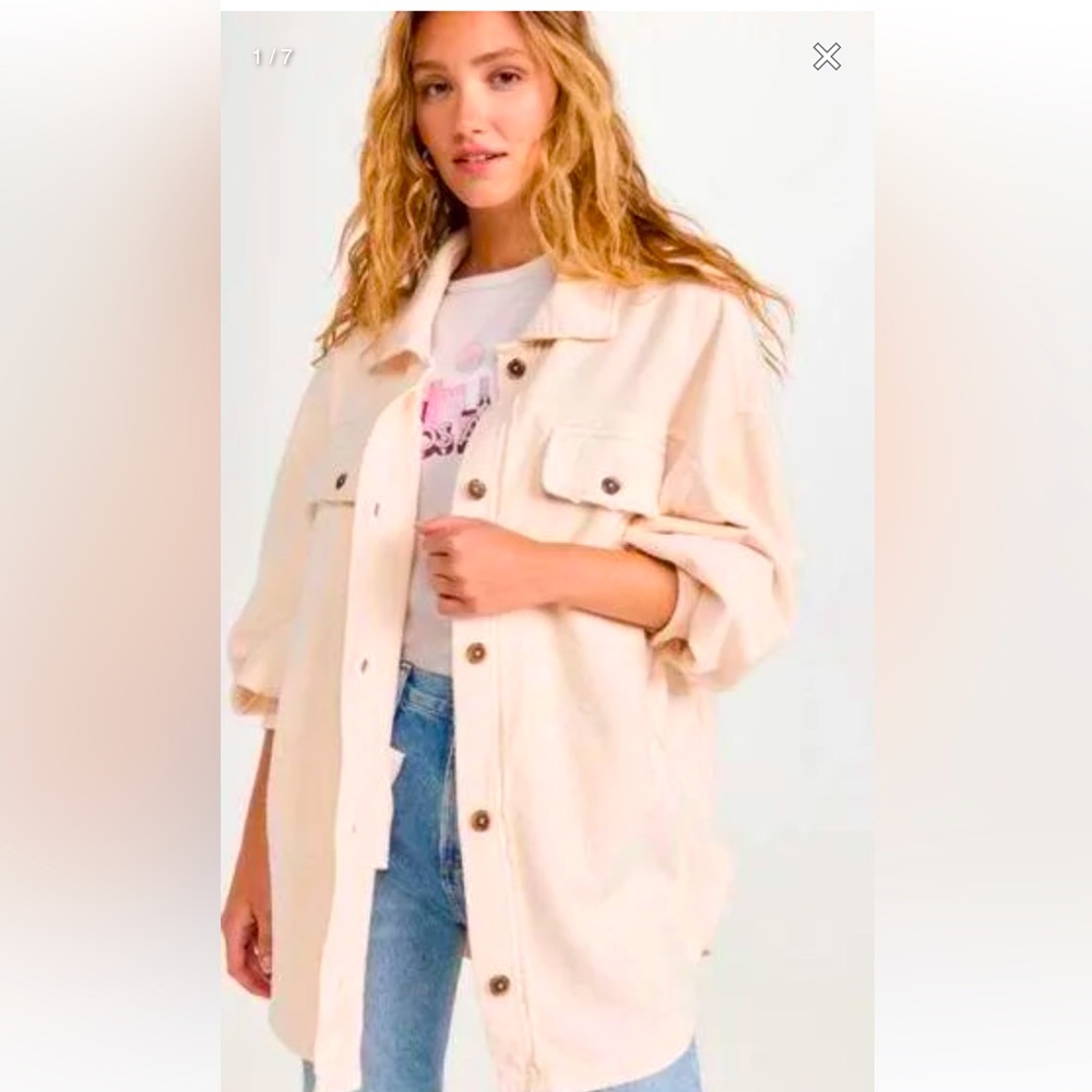 Free People Ruby Jacket L Sweetheart Sunrise
